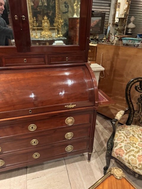 Louis XVI Mahogany Cylinder Desk-photo-2