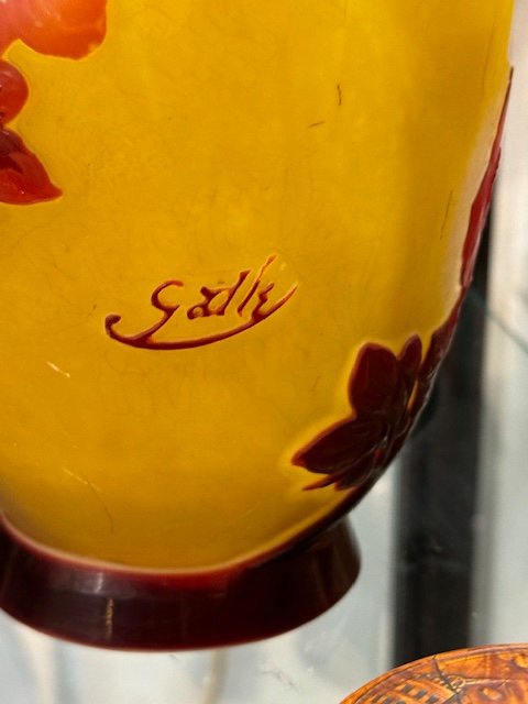 Vase Signed Emile Gallé-photo-1