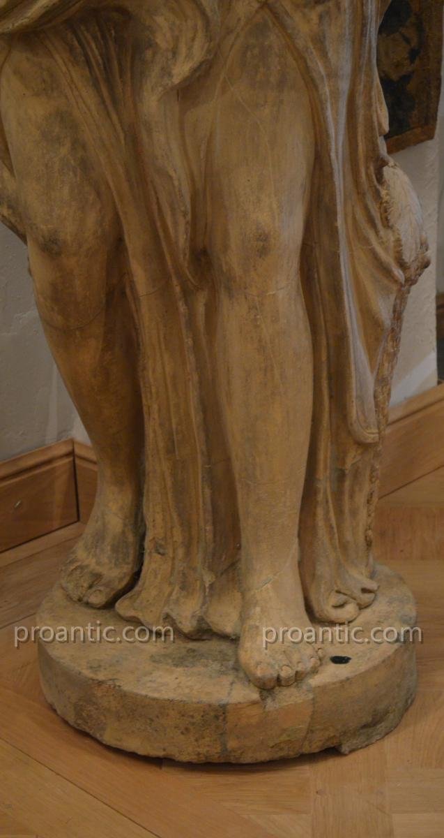 Terracotta Statue Late 18th-photo-2