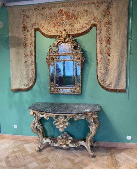 Console D’époque Louis XV Italienne-photo-4