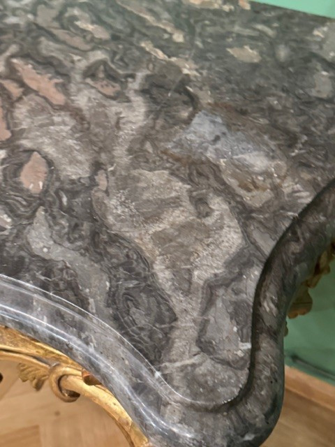 Louis XV Period Gilded Wood Console-photo-2