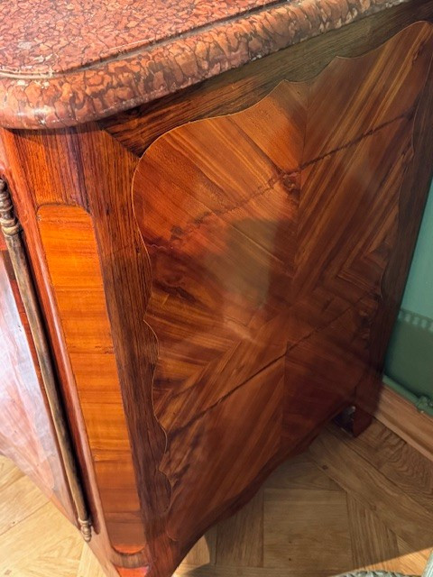 Buffet En Bois De Placage d'époque Louis XV-photo-3