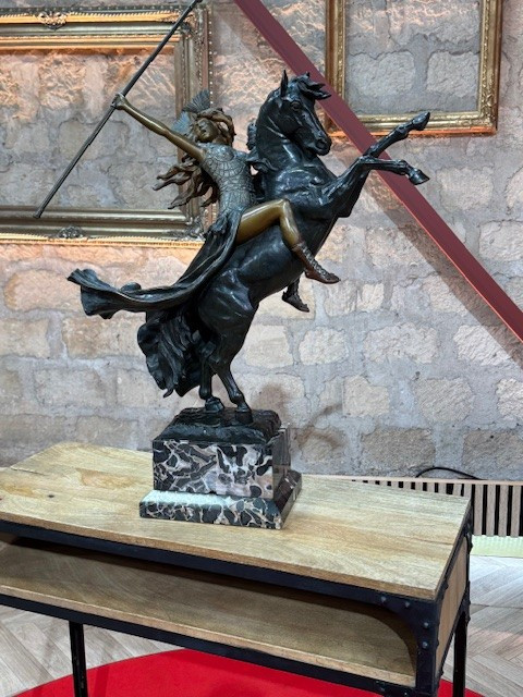La Walkyrie en bronze signé Louis Chalon (1862-1915)