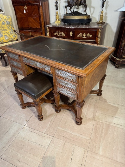 Late 19th Century Mazarin Desk By Grohé In Paris-photo-6