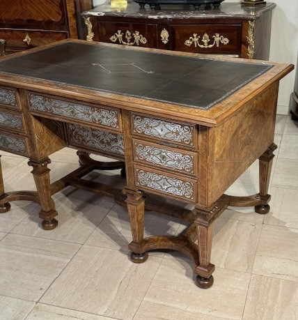 Late 19th Century Mazarin Desk By Grohé In Paris-photo-8