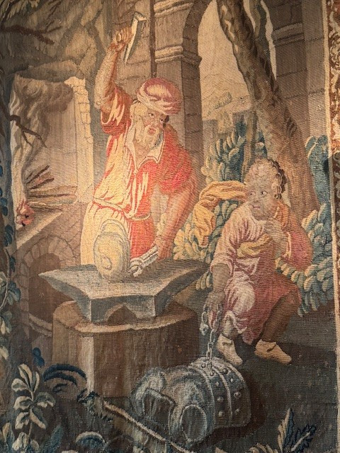 tapisserie d'Aubusson d'époque 18 ème-photo-1