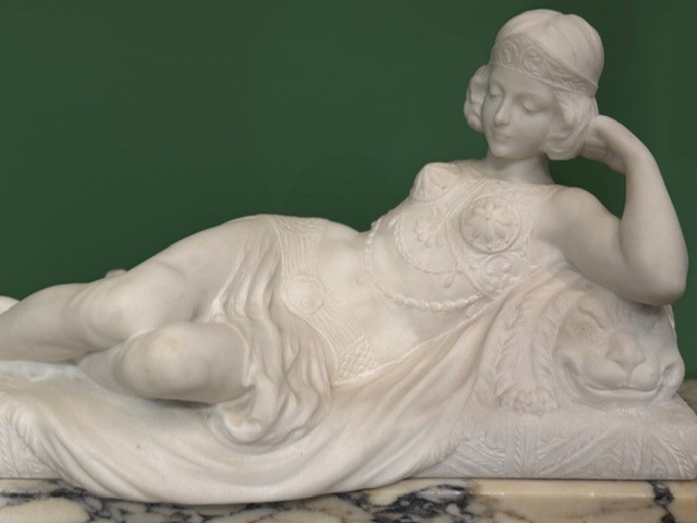 Marbre orientaliste signé Pugi-photo-2