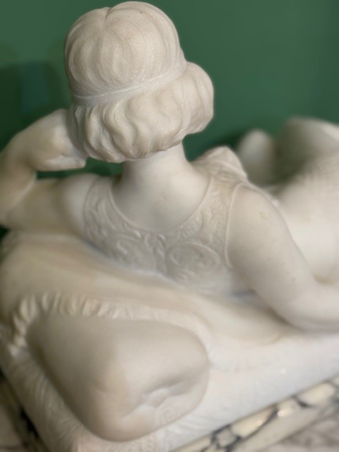 Marbre orientaliste signé Pugi-photo-4