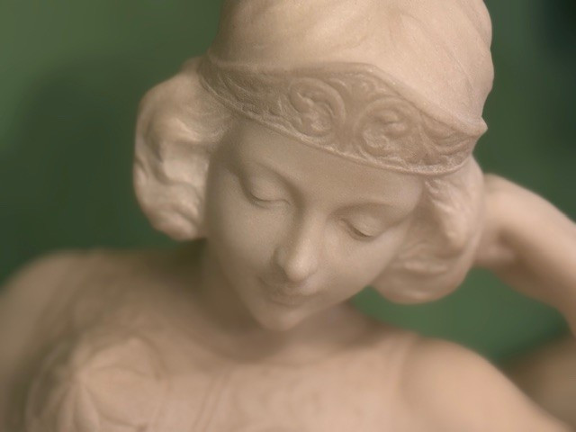 Marbre orientaliste signé Pugi-photo-2