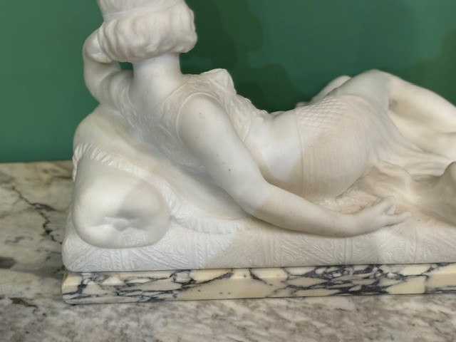 Marbre orientaliste signé Pugi-photo-5