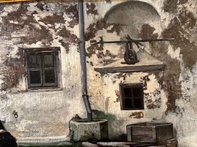 Tableau Arlésien signé Jean Roch Isnard-photo-4