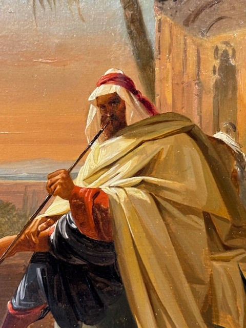 Painting Signed Lodovico Lipparini 1802-1856-photo-2