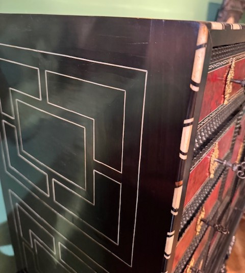 Cabinet de voyage flamand du XVIIe siècle-photo-4