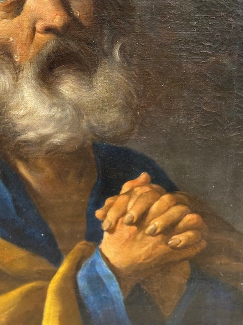 Saint pierre Attribué à Giacinti Brandi (1621-1691) « -photo-4
