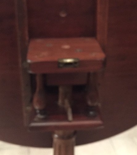 Guéridon En Acajou Fin 18ème --photo-2