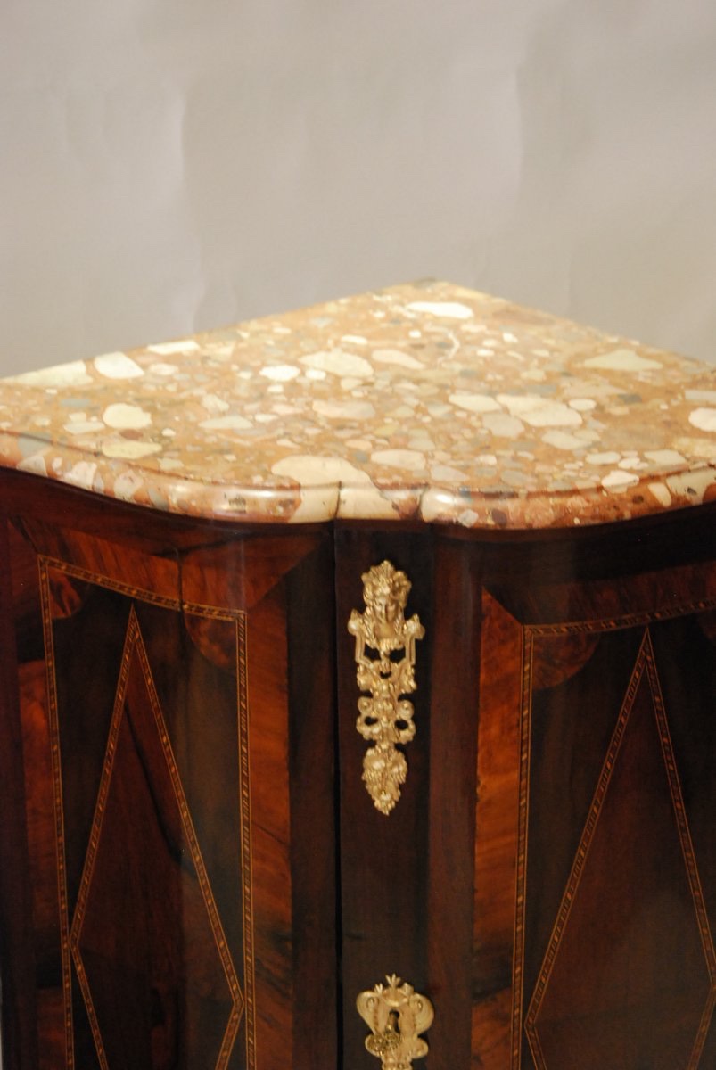 Pair Of 19th Century Corner Cabinets-photo-2