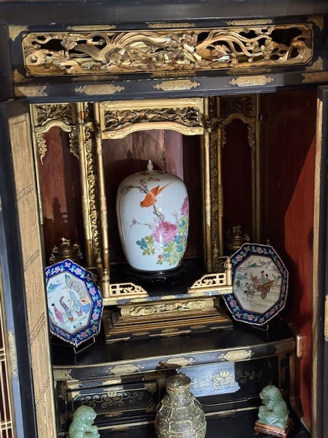 Armoire de sanctuaire japonais XIX ème-photo-4