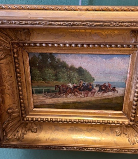 La Diligence Signée" Charles Pellegrin-photo-1