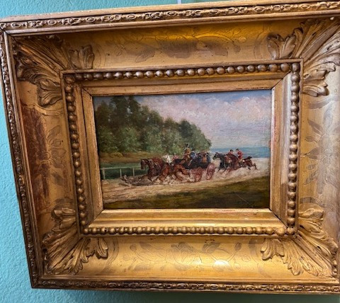 La Diligence Signée" Charles Pellegrin