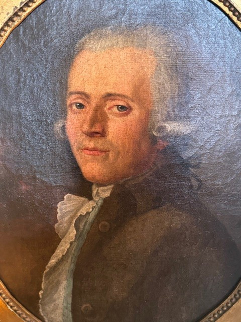 Portrait d'un gentihomme du 18ème -photo-2
