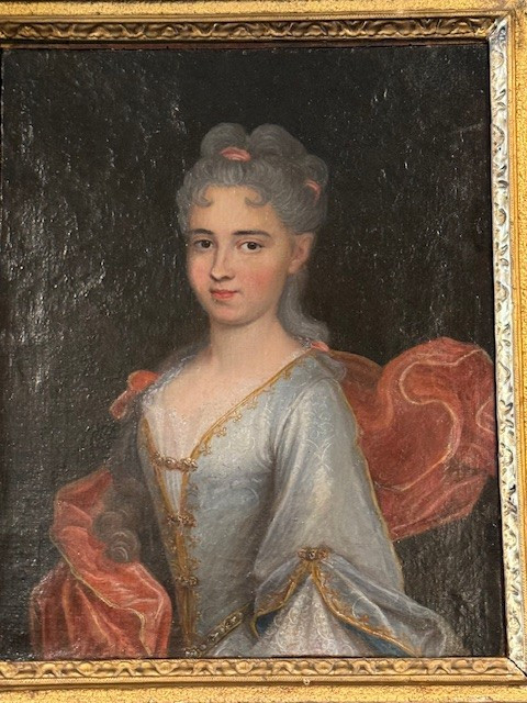 Portrait d'une élégante du 18 ème siècle -photo-3