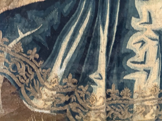 Tapisserie Flamande 17ème Représentant Cléopâtre -photo-8