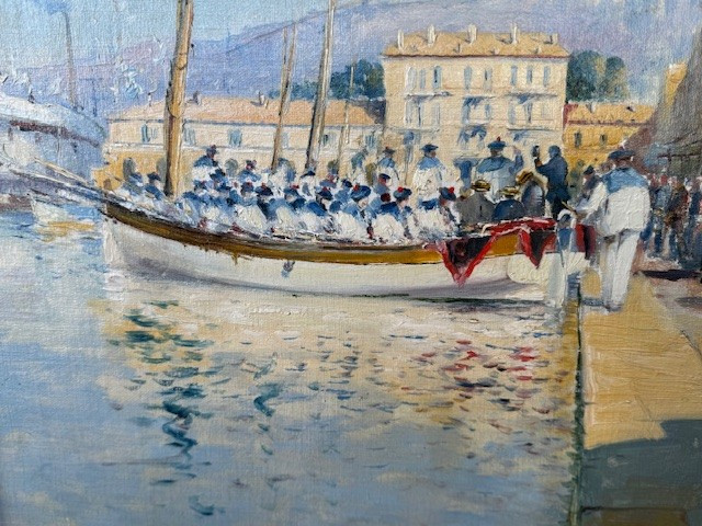 Sailors Disembark In Toulon By Louis Nattero-photo-1