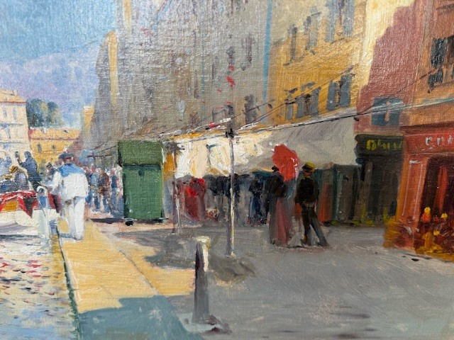 Sailors Disembark In Toulon By Louis Nattero-photo-3