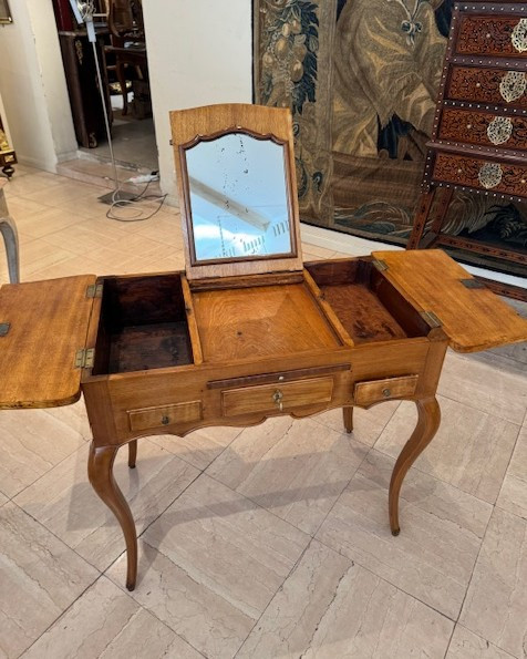 Coiffeuse de style Louis XV début 19 ème-photo-4