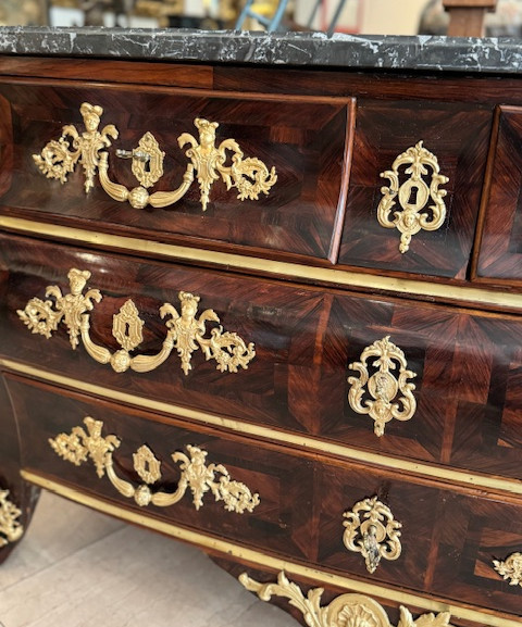 Commode Tombeau  d'époque Régence -photo-4