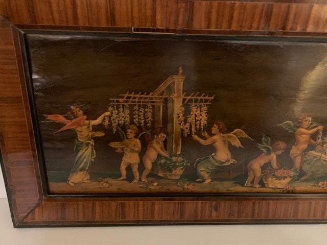19th Century Italian Marquetry-photo-3