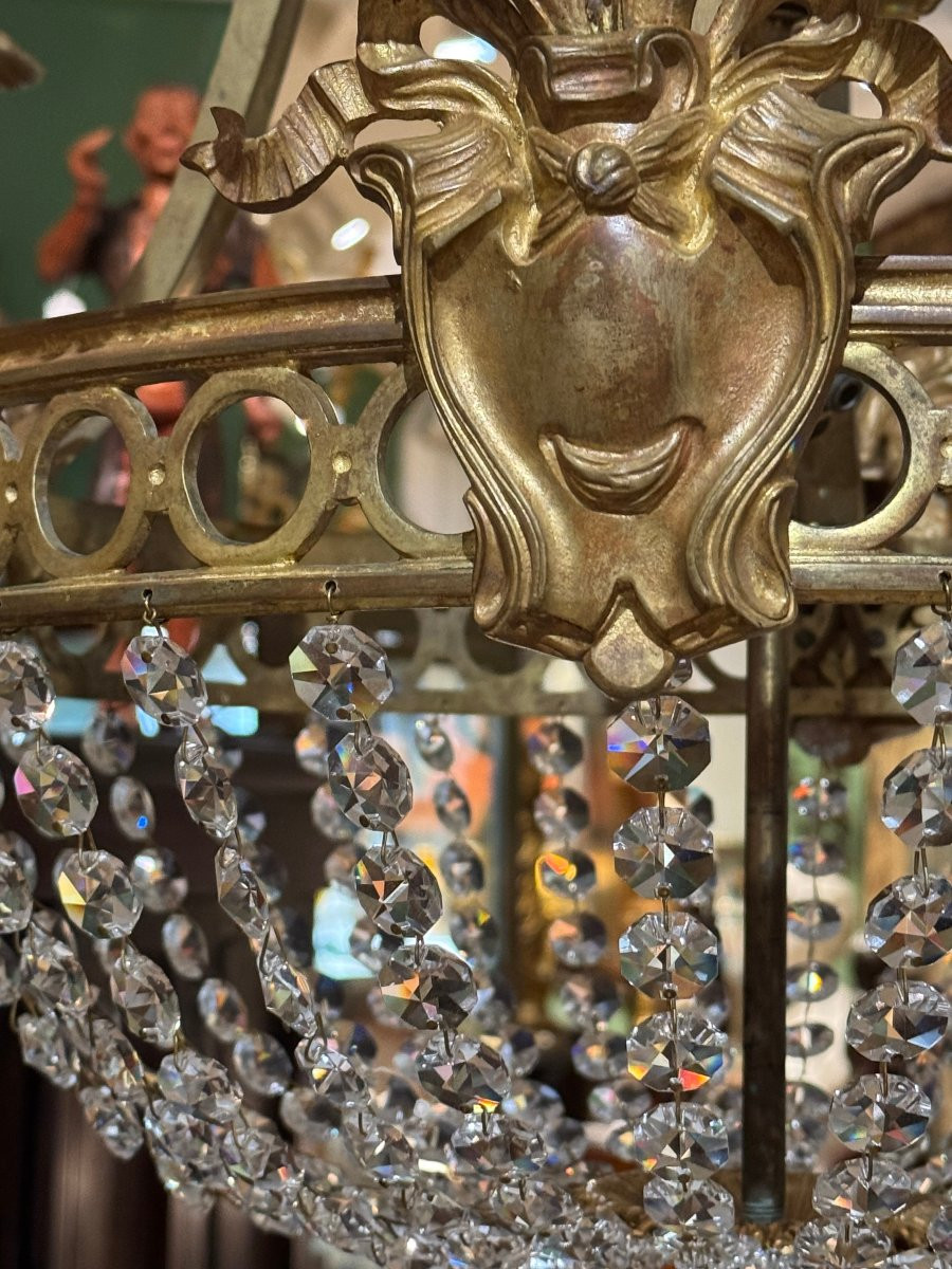 Paire de lustres d'époque Napoléon III-photo-3