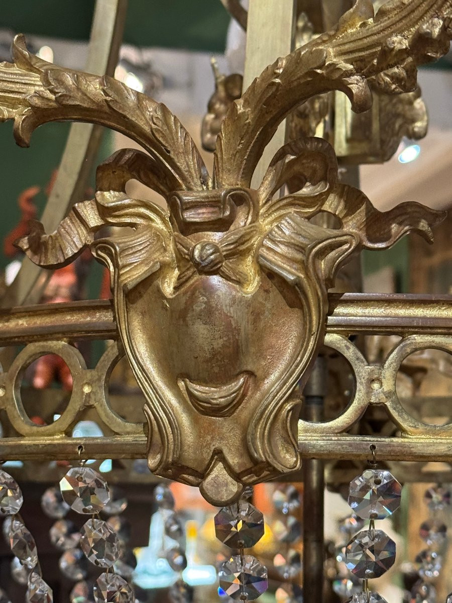 Paire de lustres d'époque Napoléon III-photo-2