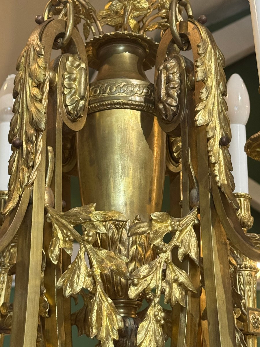 Paire de lustres d'époque Napoléon III-photo-4