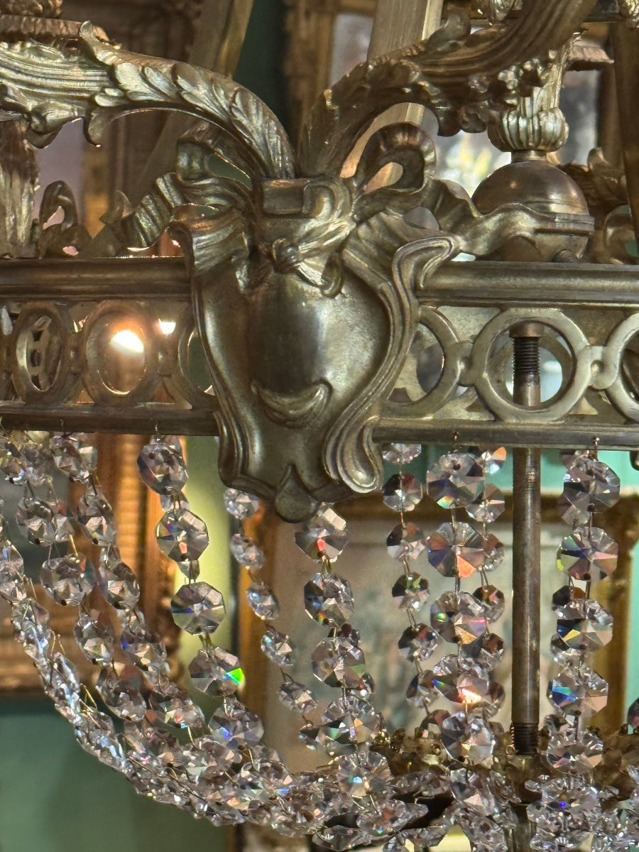 Paire de lustres d'époque Napoléon III-photo-8