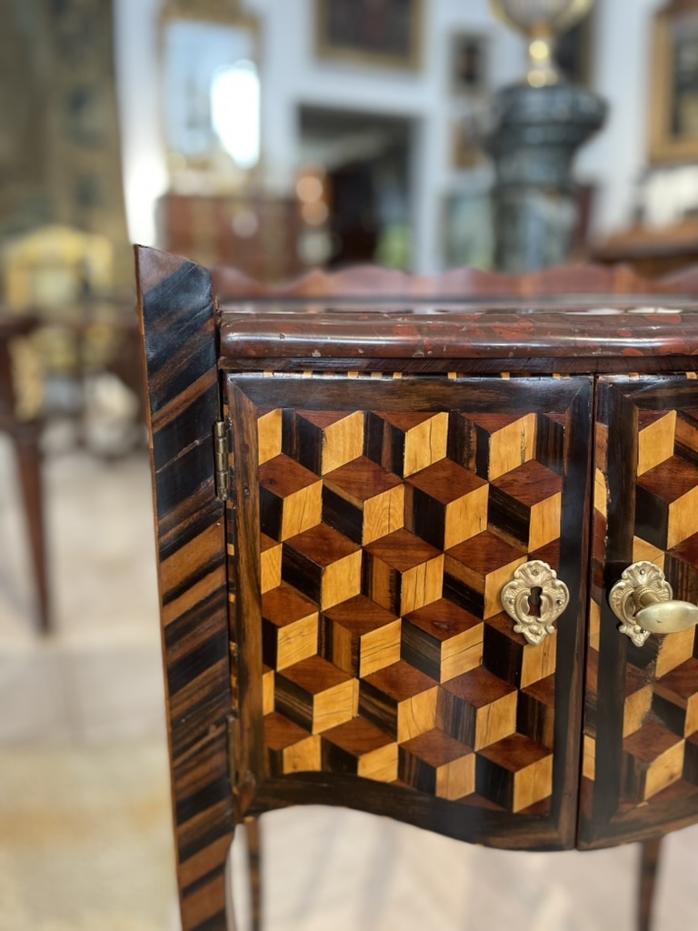 Transitional-period Nightstand - Attributed To Couleru-photo-4