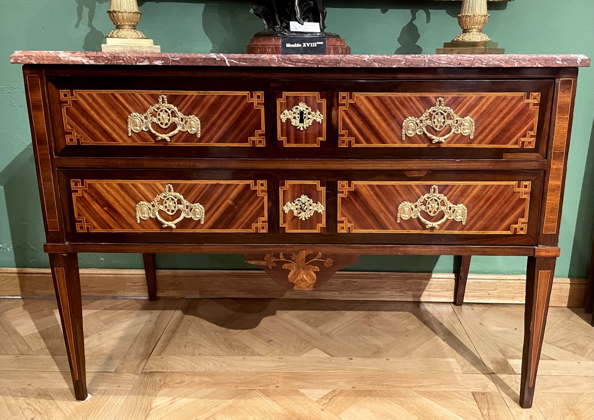 Commode d'époque Louis XVI-photo-8