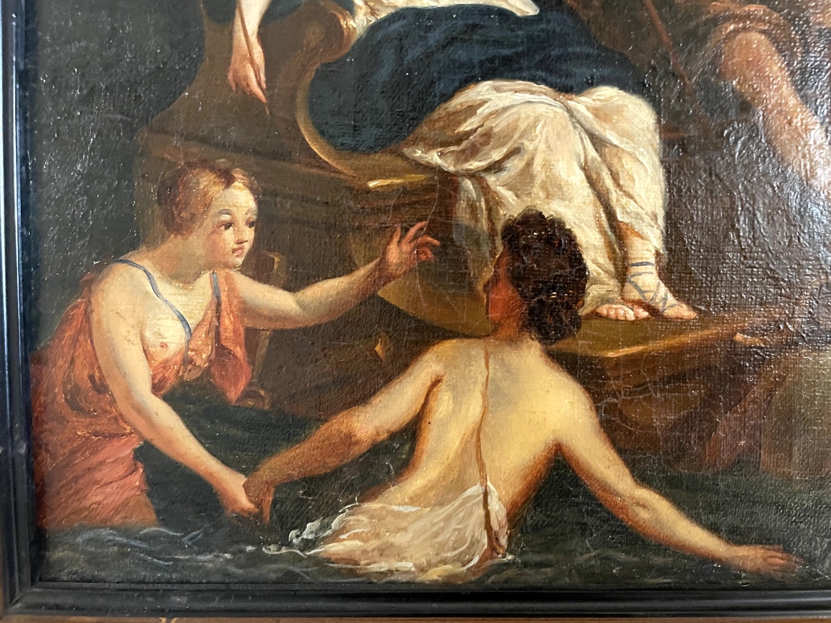 "Le Triomphe de Neptune" - 18ème d'après Bon Boullogne-photo-4