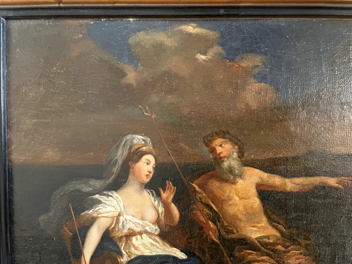 "Le Triomphe de Neptune" - 18ème d'après Bon Boullogne-photo-1