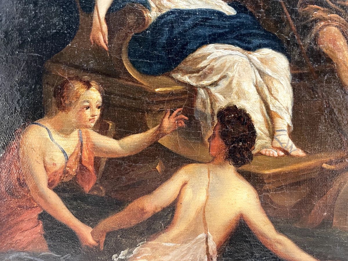 "Le Triomphe de Neptune" - 18ème d'après Bon Boullogne-photo-3