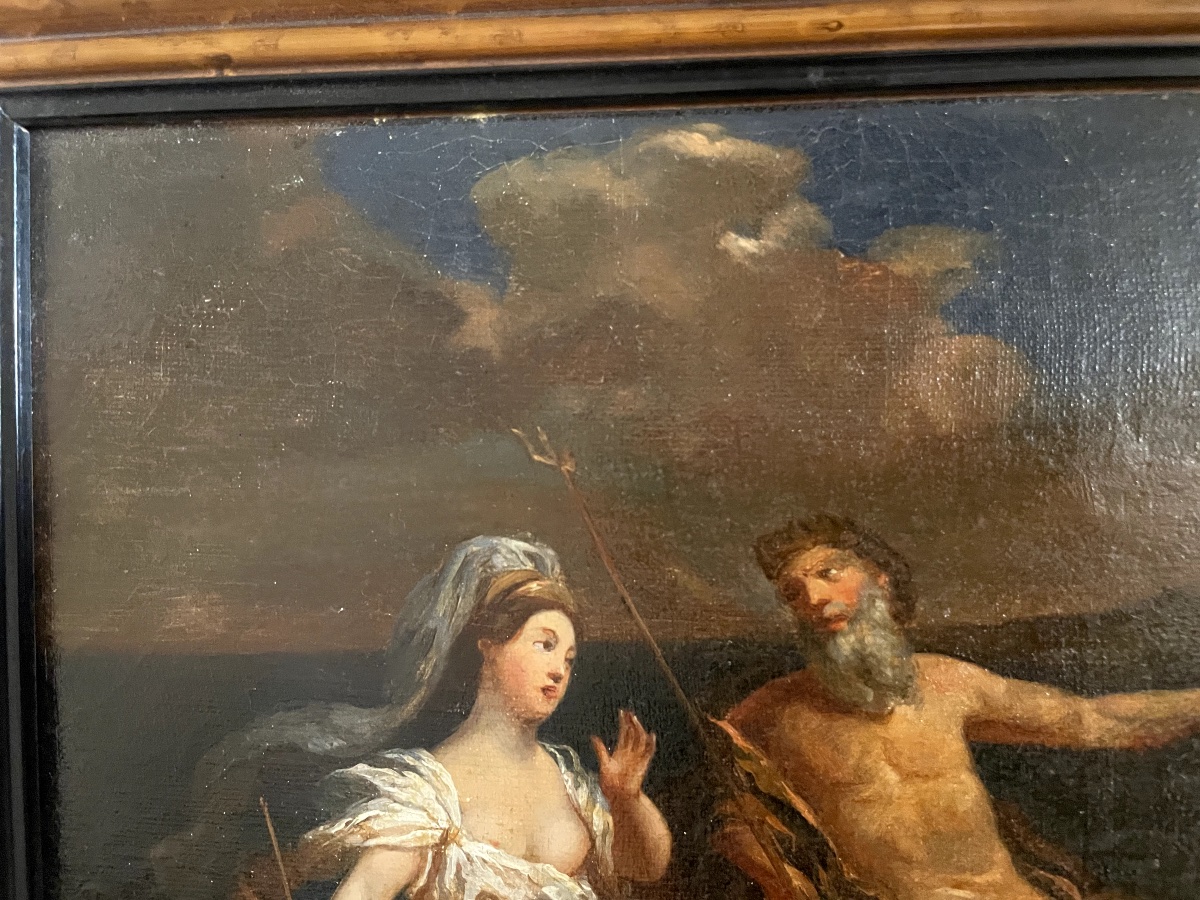 "Le Triomphe de Neptune" - 18ème d'après Bon Boullogne-photo-5