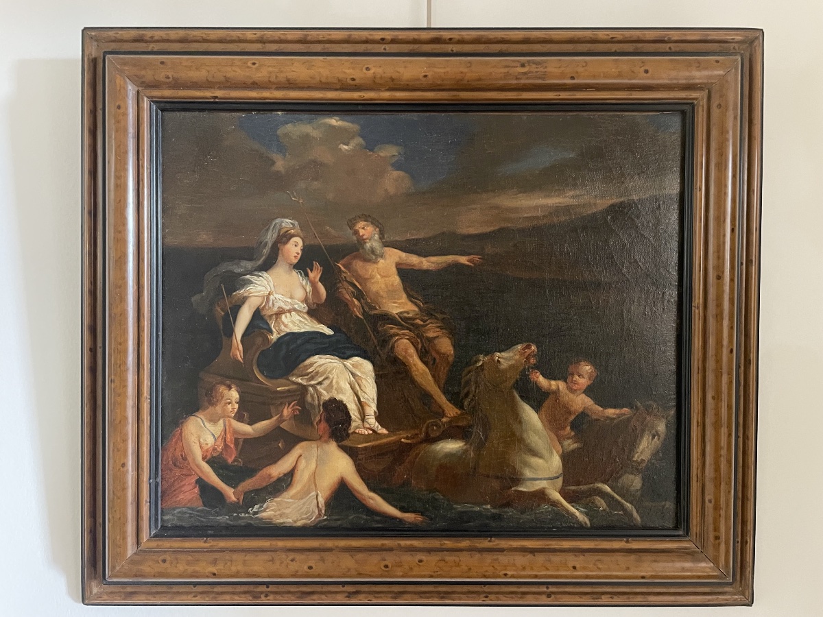 "Le Triomphe de Neptune" - 18ème d'après Bon Boullogne-photo-6