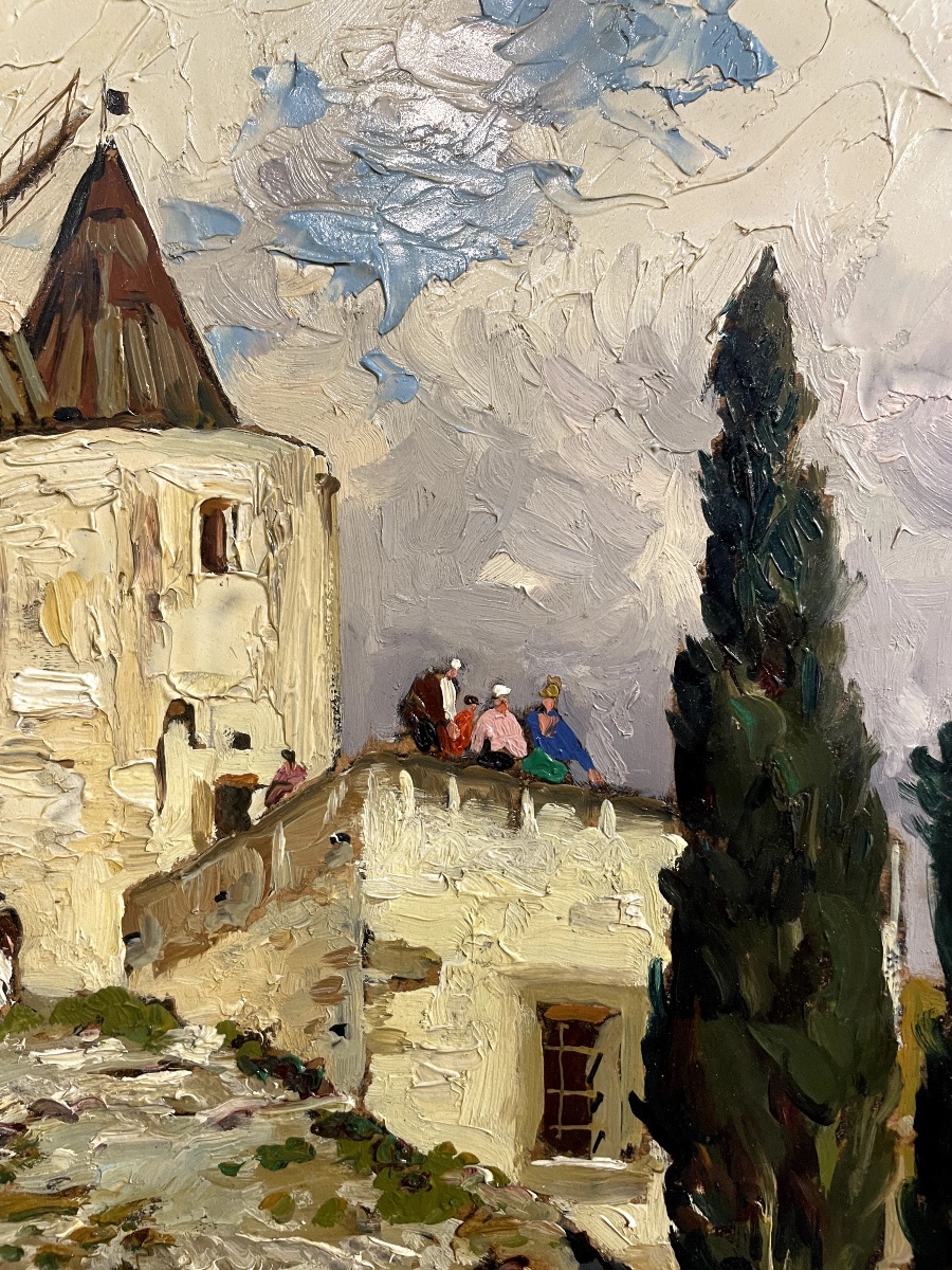 "Le Moulin de Daudet à Fontvielle" - Gustave Vidal-photo-3