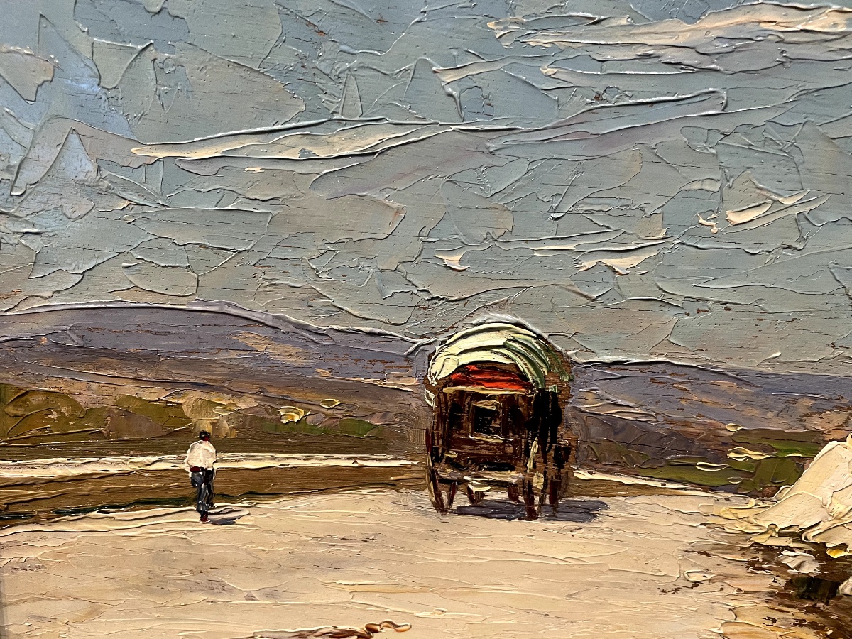 "La route du vieux moulin" - Gustave Vidal-photo-2