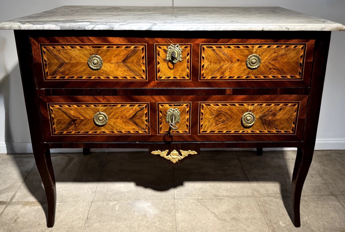 Transition-era Chested Dresser 