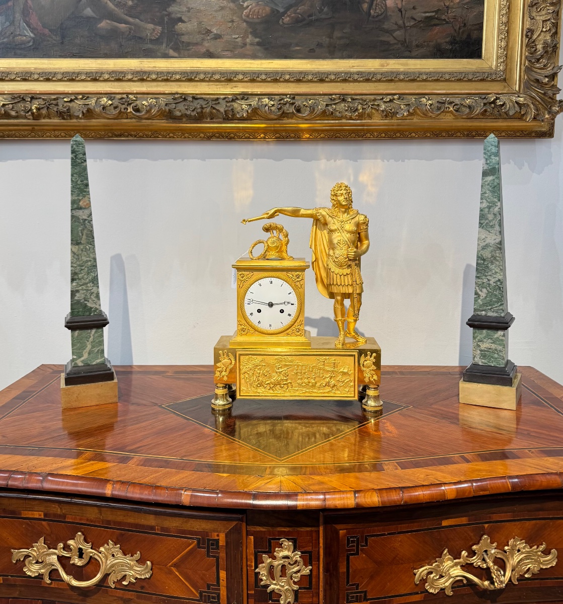 Pair Of Marble Obelisks – Empire Style-photo-3
