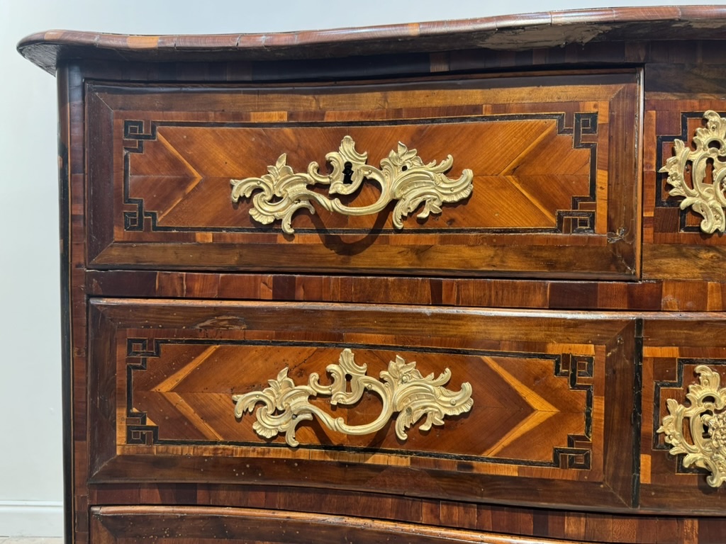 Louis XV-era Inlaid Chest Of Drawers-photo-1