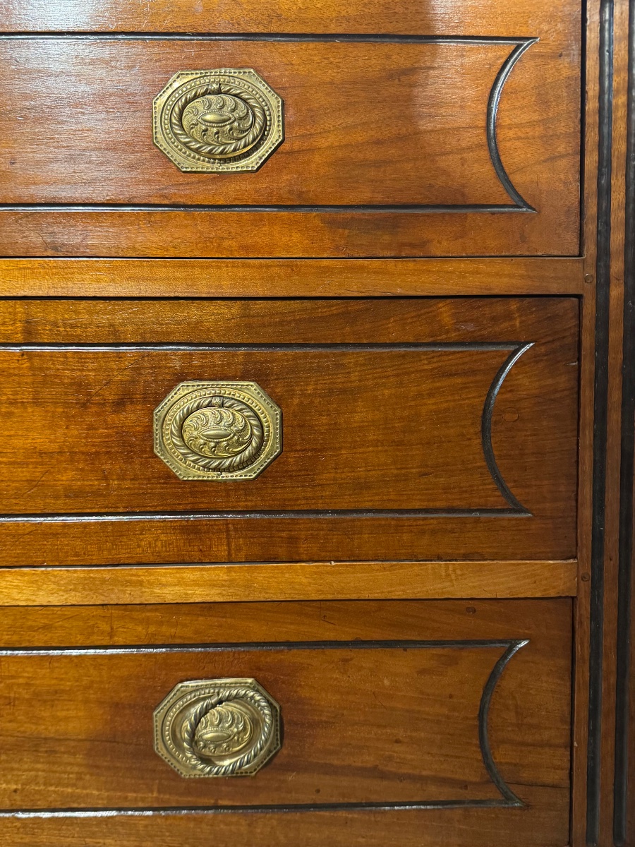 Commode-bureau nîmoise d'époque Louis XVI - Attribuée à Pillot-photo-5
