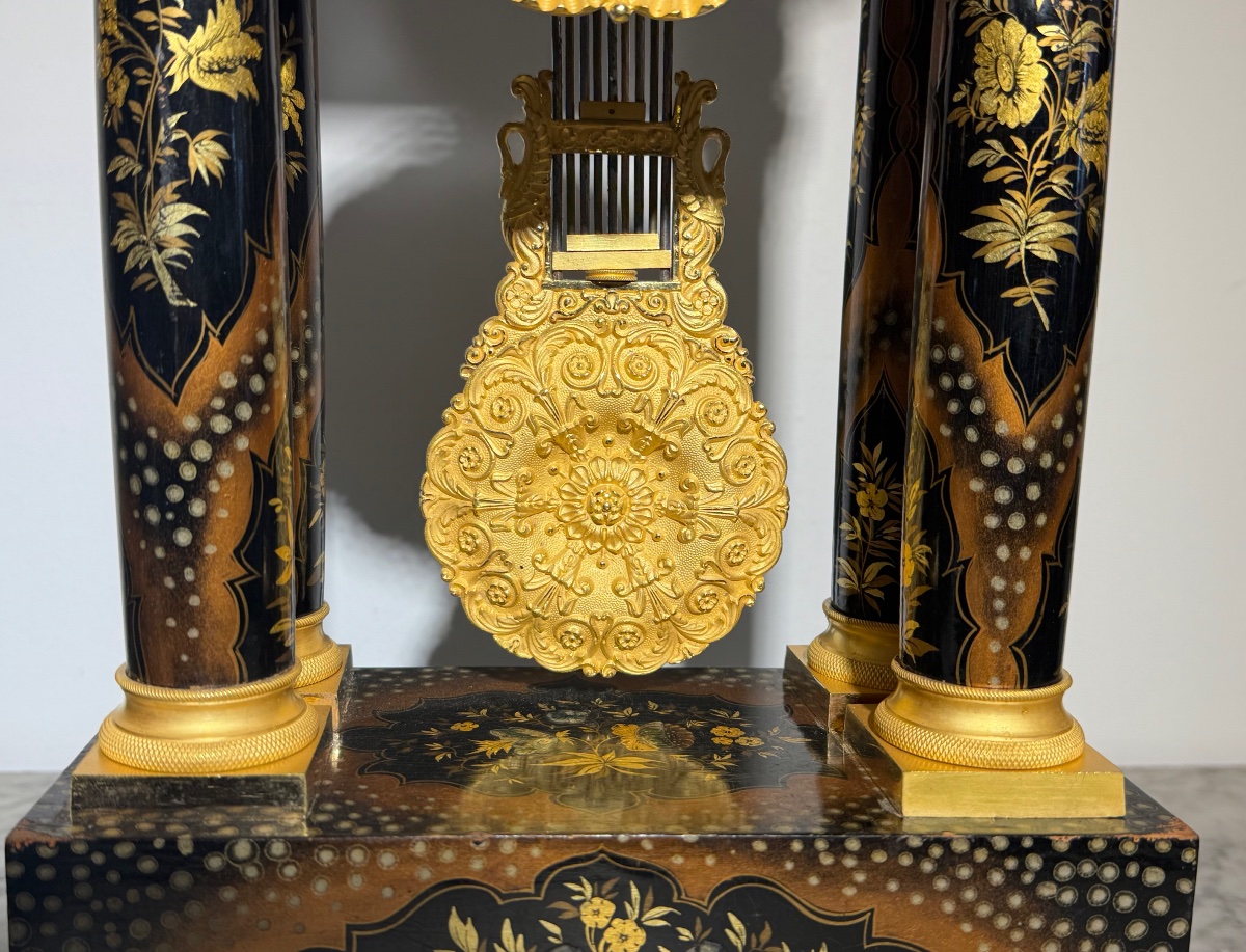 Napoleon III-style Columned Pendulum Clock-photo-4