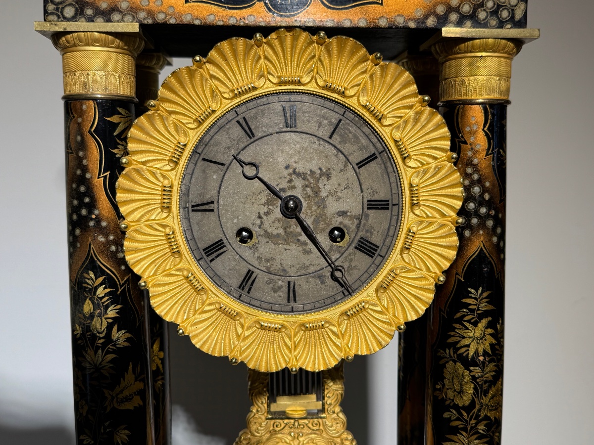 Napoleon III-style Columned Pendulum Clock-photo-2